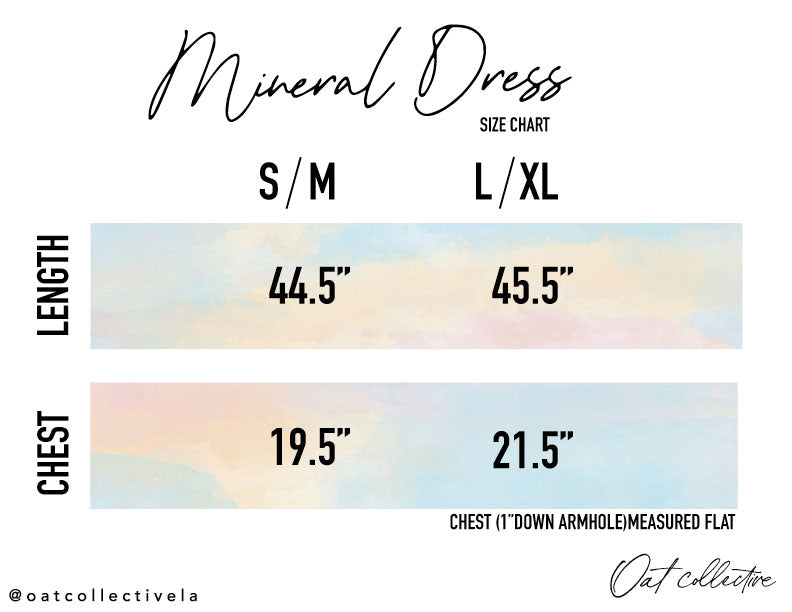 Premium Cotton Mineral Washed Casual Dress Oat Collective