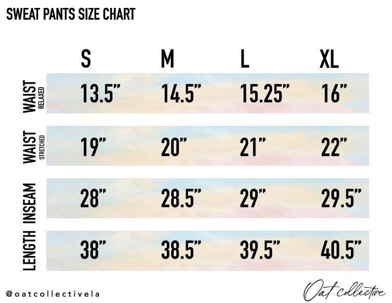 Basic Mineral Solid Sweatpants Oat Collective