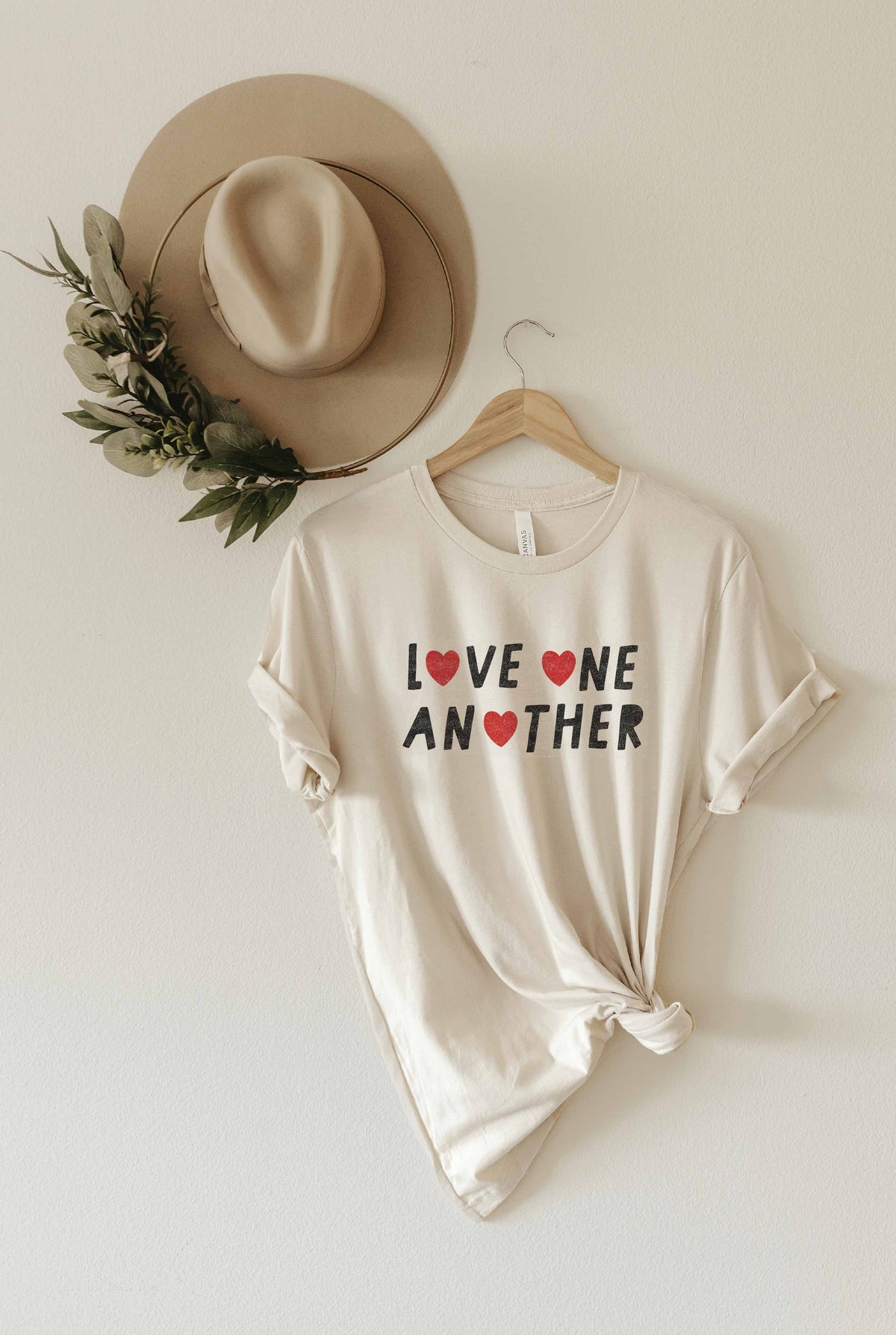 LOVE ONE ANOTHER Graphic Top Oat Collective