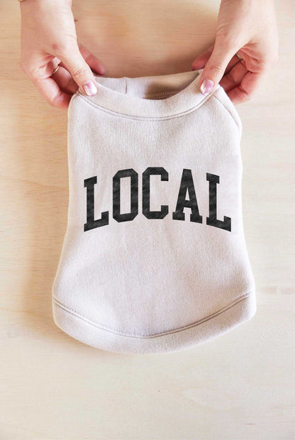 LOCAL Pet Graphic Sweatshirt Oat Collective