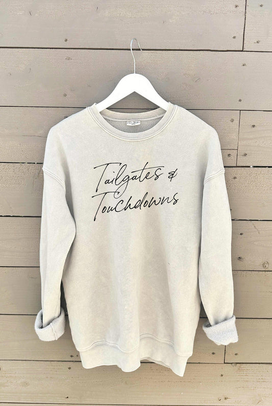 TAILGATES Mineral Graphic Sweatshirt Oat Collective