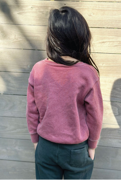 MERRY CHRISTMAS Toddler Mineral Graphic Sweatshirt Oat Collective