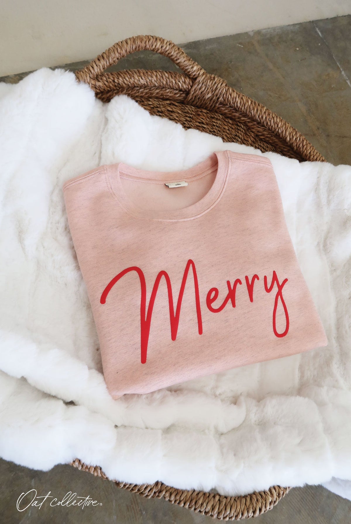 MERRY PUFF  Mid Graphic Sweatshirt Oat Collective