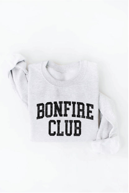 BONFIRE CLUB Graphic Sweatshirt Oat Collective