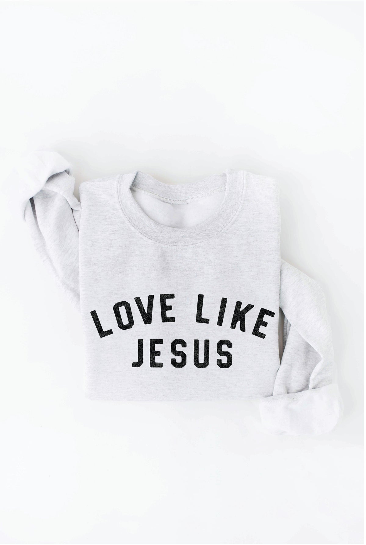 LOVE LIKE JESUS Graphic Sweatshirt Oat Collective