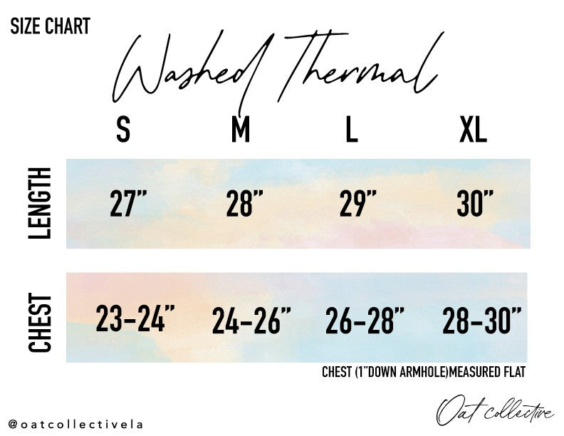 WINTER WORDS  Thermal Vintage Pullover Oat Collective