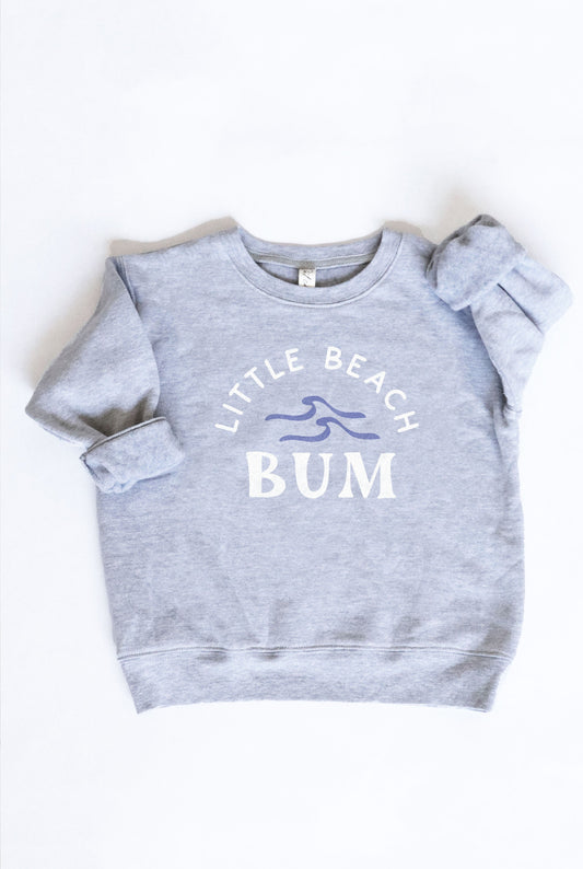 LITTLE BEACH BUM Toddler Graphic Sweatshirt Oat Collective