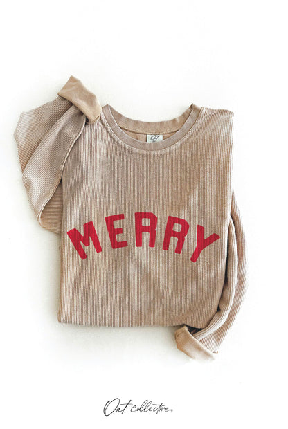 MERRY Thermal Vintage Pullover Oat Collective
