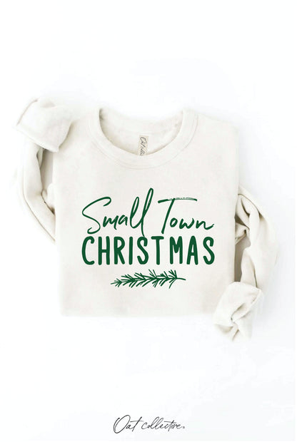 SMALL TOWN CHRISTMAS Graphic Sweatshirt Oat Collective