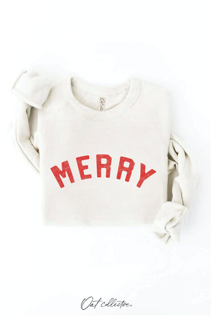 MERRY  Graphic Sweatshirt Oat Collective