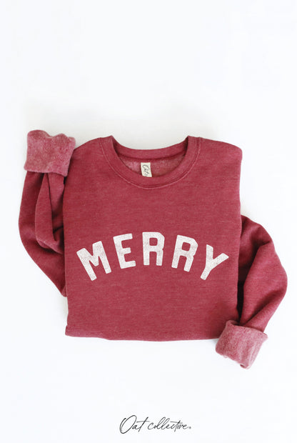 MERRY  Graphic Sweatshirt Oat Collective