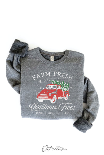 FARM FRESH CHRISTMAS Graphic Sweatshirt