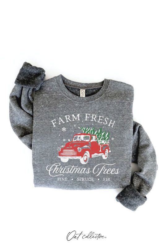 FARM FRESH CHRISTMAS Graphic Sweatshirt