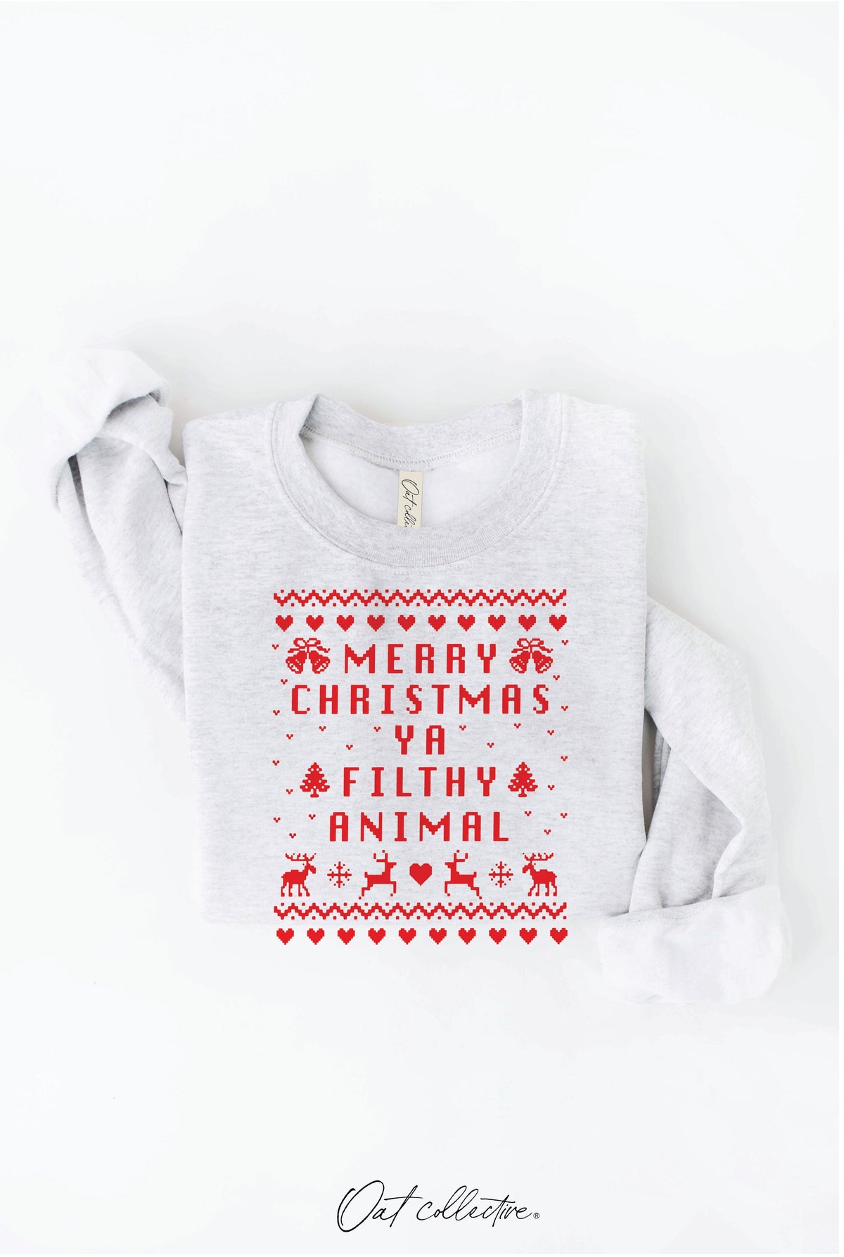 MERRY CHRISTMAS YA Graphic Sweatshirt Oat Collective