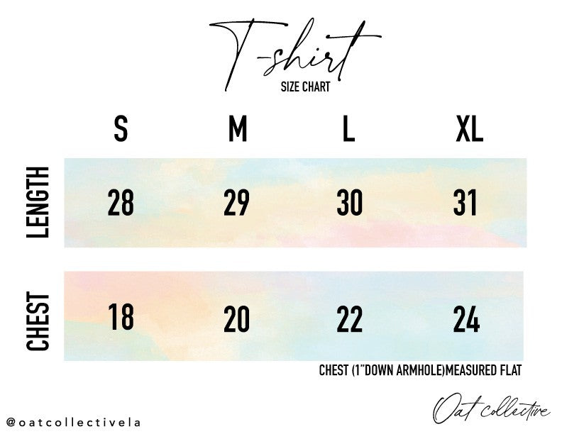 BASIC SPARKLE BLEACH Graphic T-Shirt Oat Collective