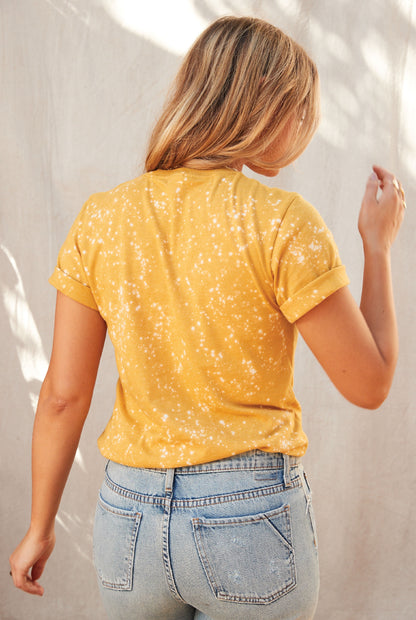 BASIC SPARKLE BLEACH Graphic T-Shirt Oat Collective