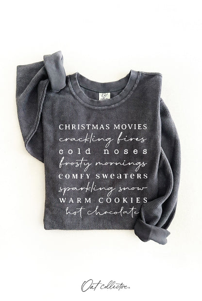 WINTER WORDS  Thermal Vintage Pullover Oat Collective