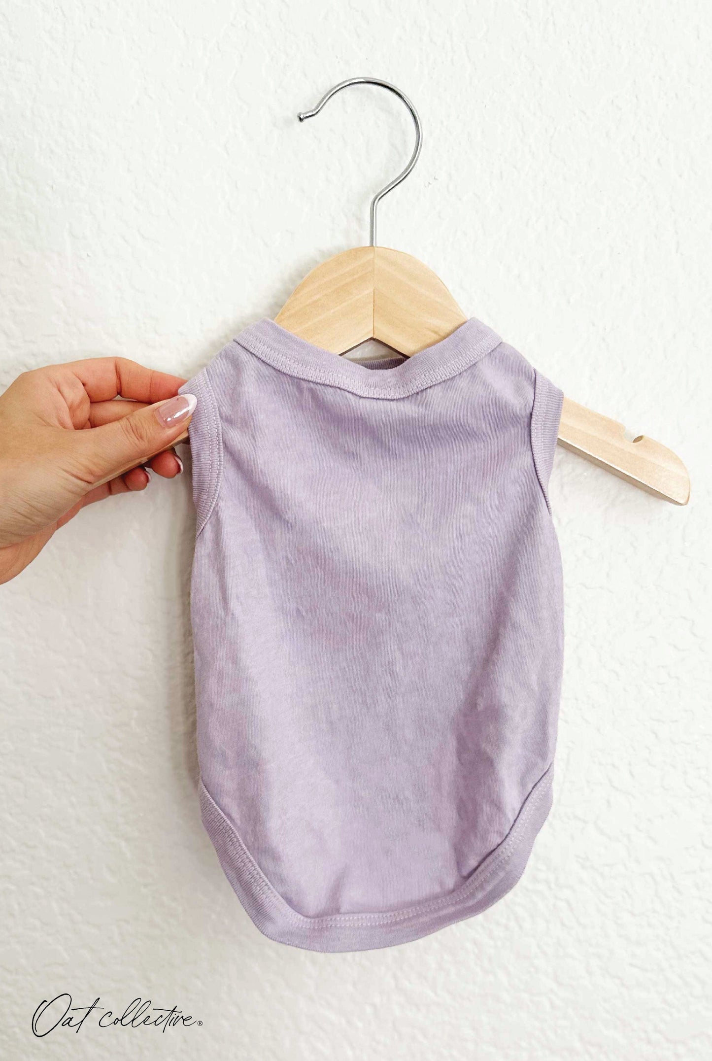 Premium Cotton Mineral Basic Pet Tank Oat Collective