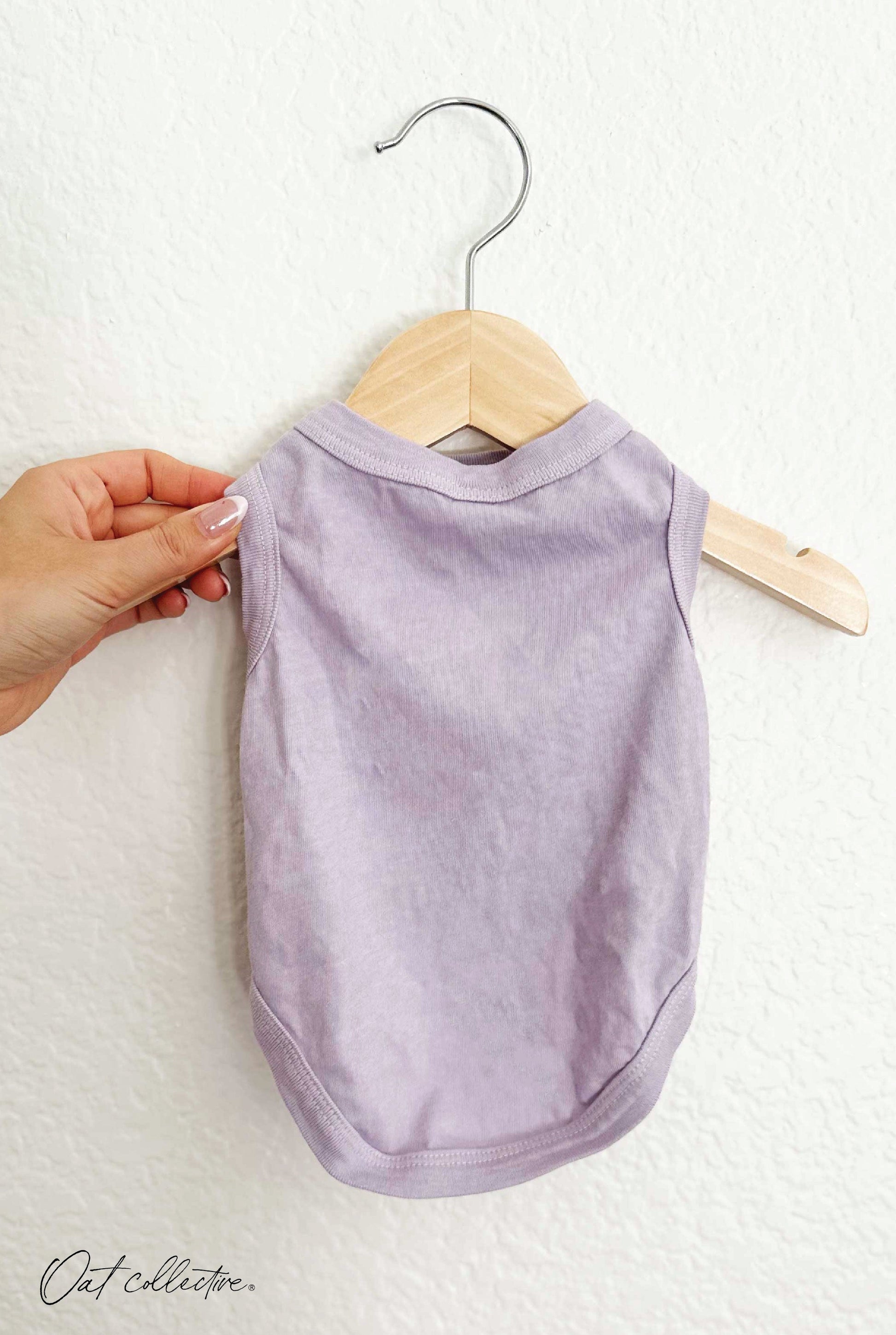 Premium Cotton Mineral Basic Pet Tank Oat Collective