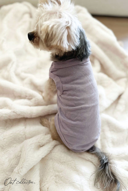 Premium Cotton Mineral Basic Pet Tank Oat Collective