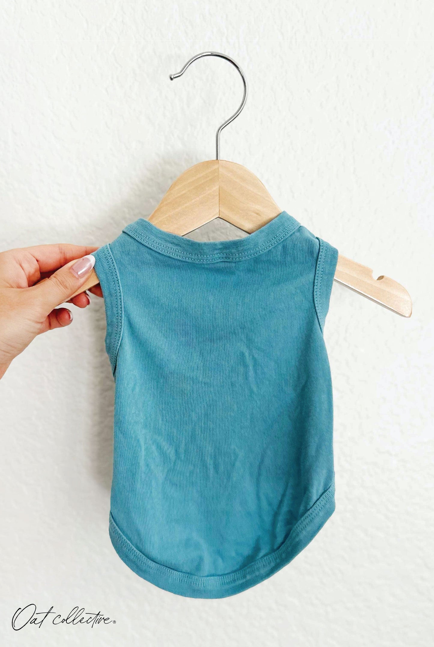 Premium Cotton Mineral Basic Pet Tank Oat Collective