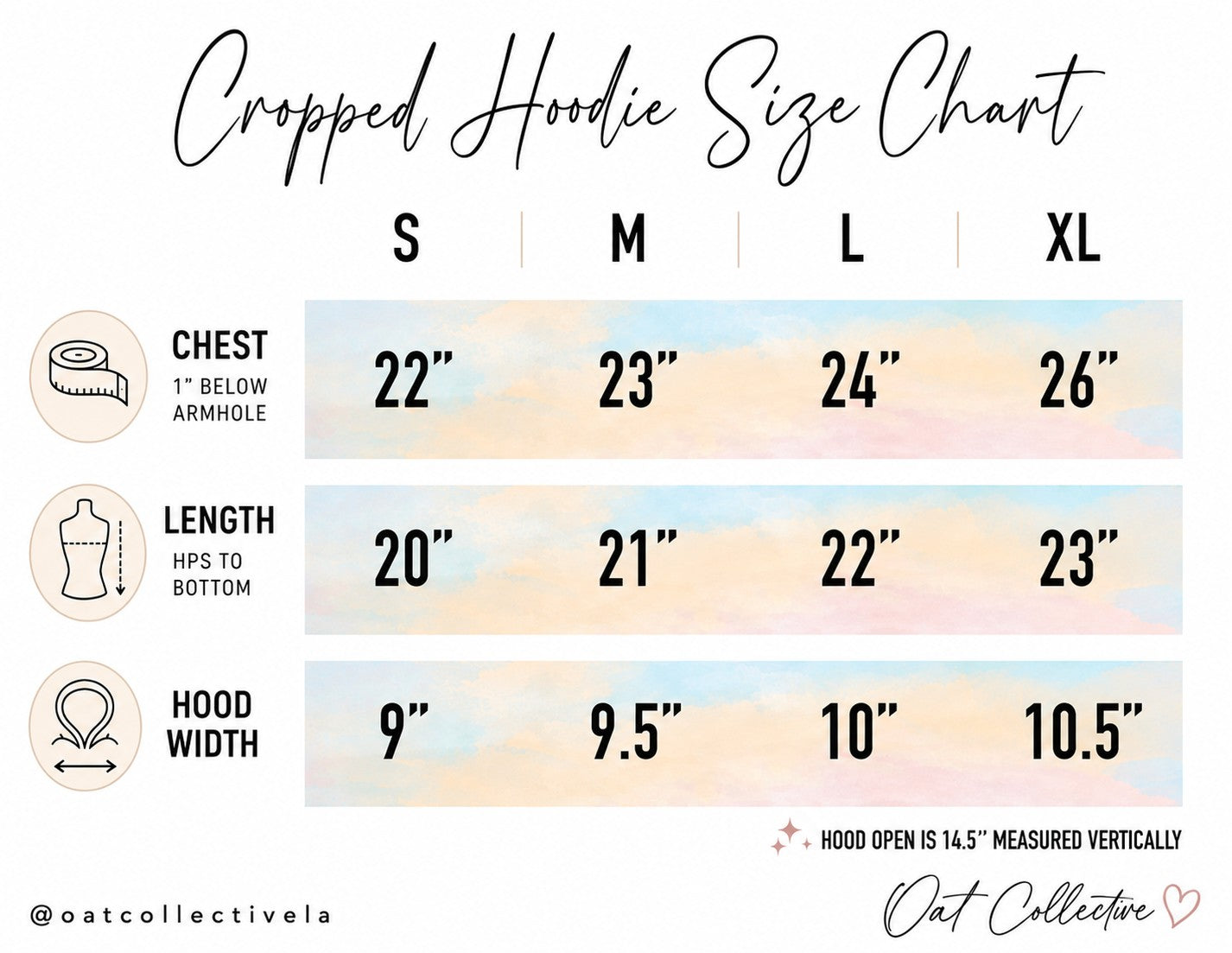Premium Basic Cropped Hoodie Pullover Sweatshirt Oat Collective