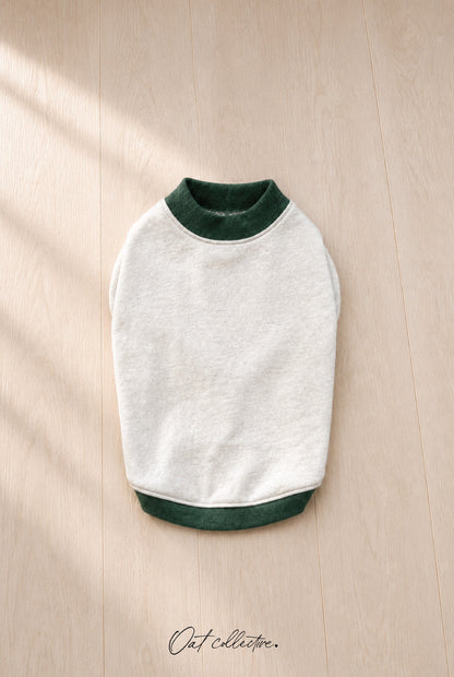 BASIC VARSITY SWEATSHIRT Basic Pet Sweatshirt Oat Collective