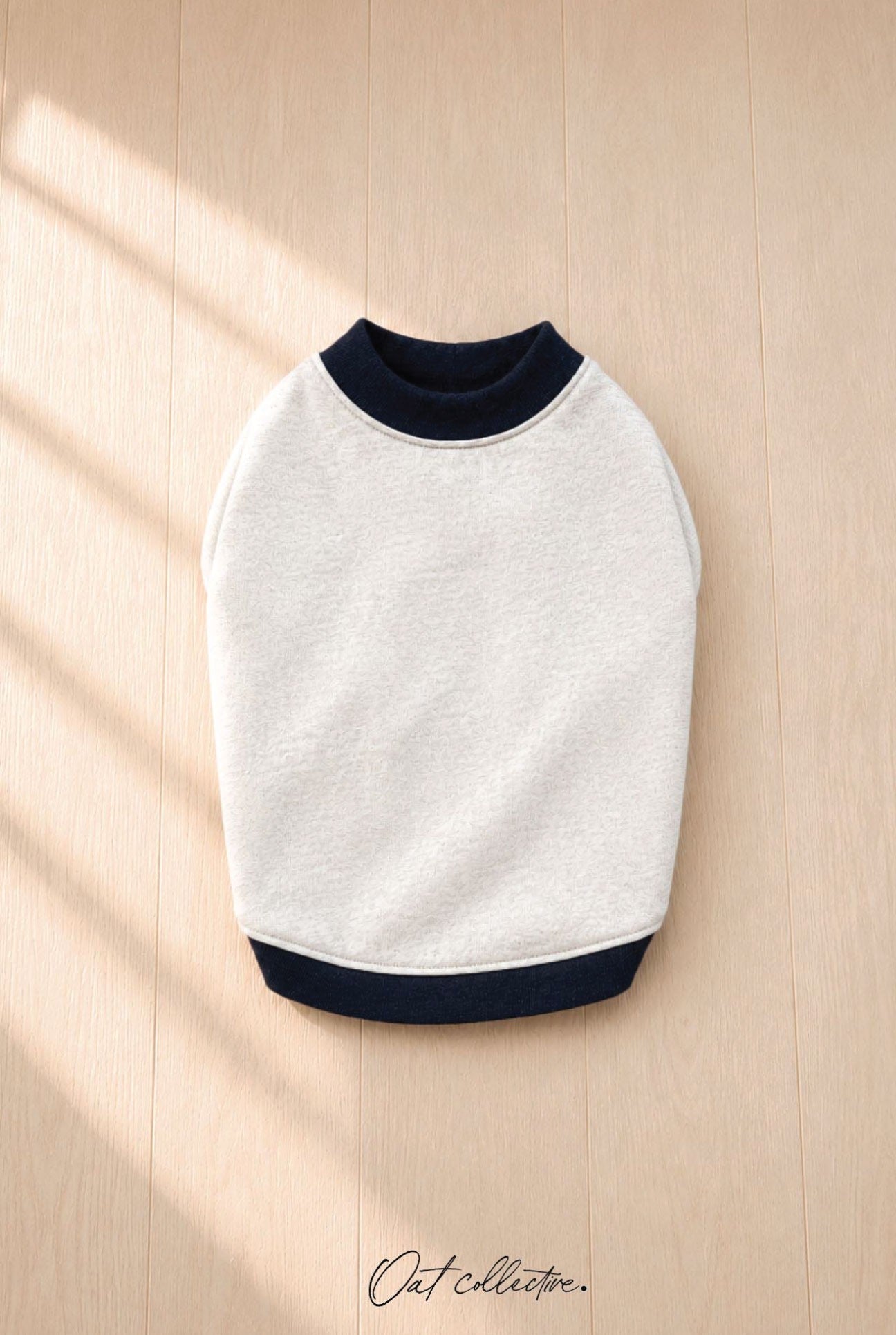 BASIC VARSITY SWEATSHIRT Basic Pet Sweatshirt Oat Collective