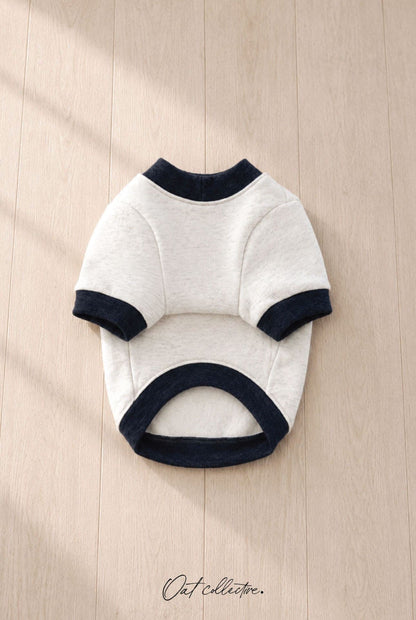 BASIC VARSITY SWEATSHIRT Basic Pet Sweatshirt Oat Collective