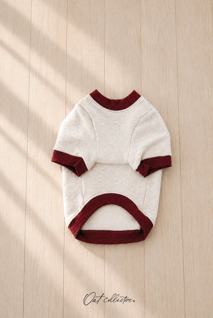 BASIC VARSITY SWEATSHIRT Basic Pet Sweatshirt Oat Collective