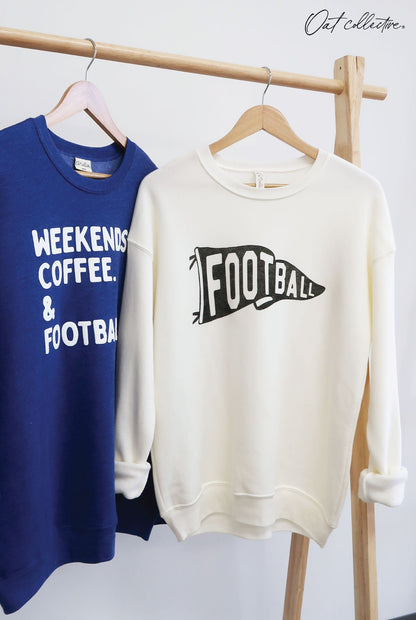 FOOTBALL PENNANT Graphic Sweatshirt Oat Collective