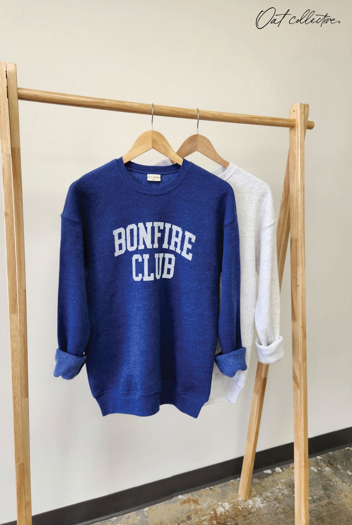 BONFIRE CLUB Graphic Sweatshirt Oat Collective