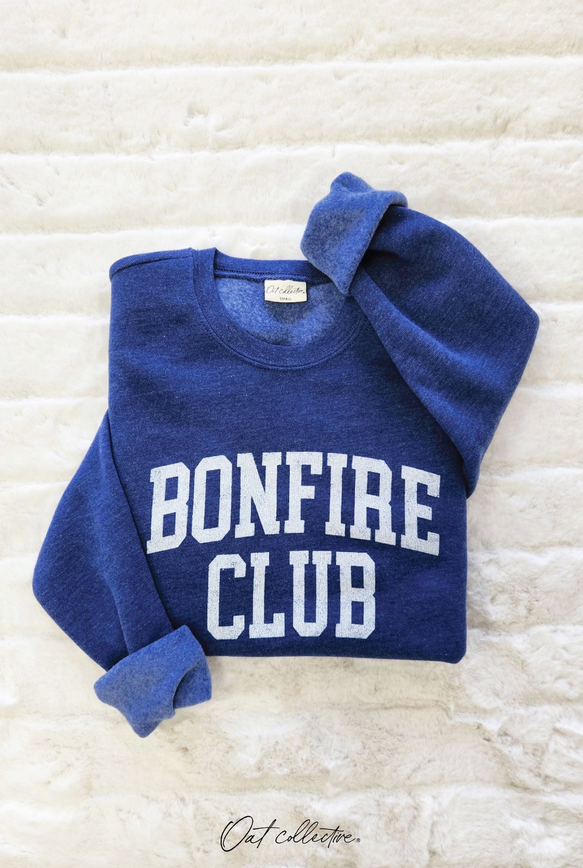 BONFIRE CLUB Graphic Sweatshirt Oat Collective