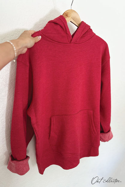 Premium Basic Hoodie Pullover Sweatshirt Oat Collective