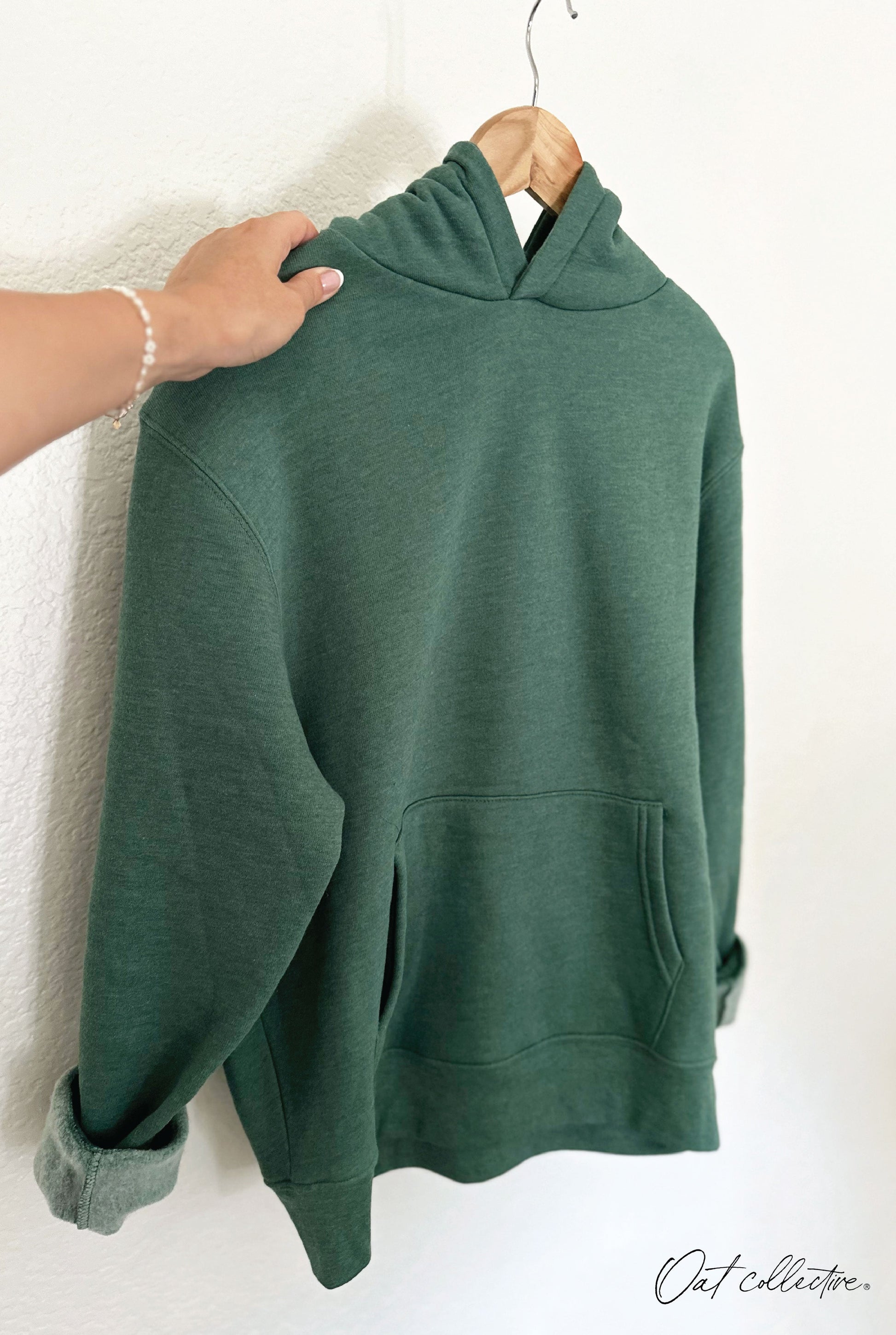 Premium Basic Hoodie Pullover Sweatshirt Oat Collective