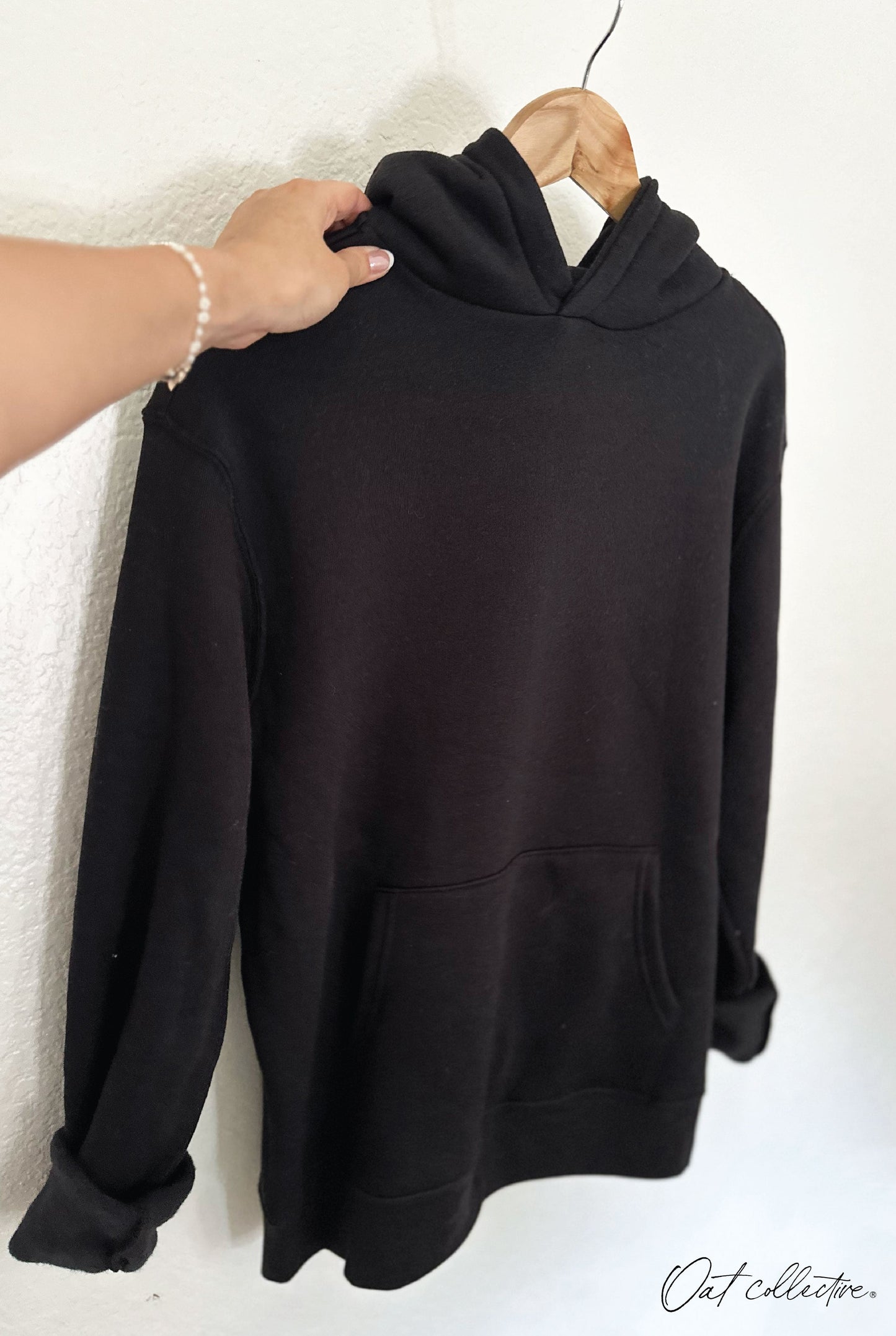 Premium Basic Hoodie Pullover Sweatshirt Oat Collective