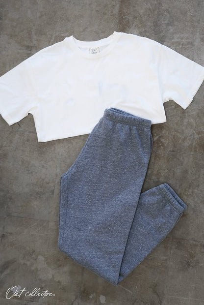 Premium Plush Jogger Pants Oat Collective