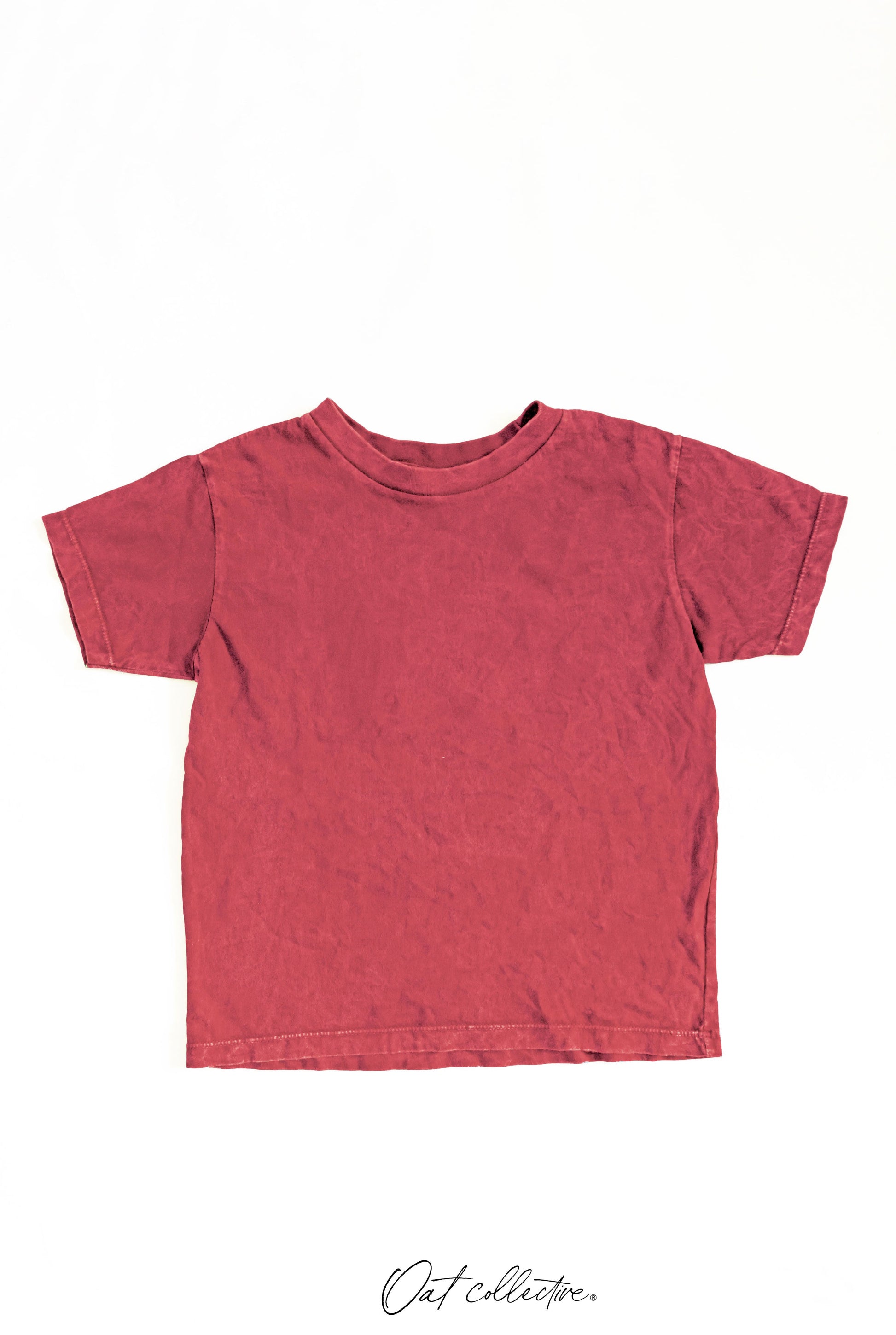 Basic Premium Toddler Mineral Washed Tee Oat Collective