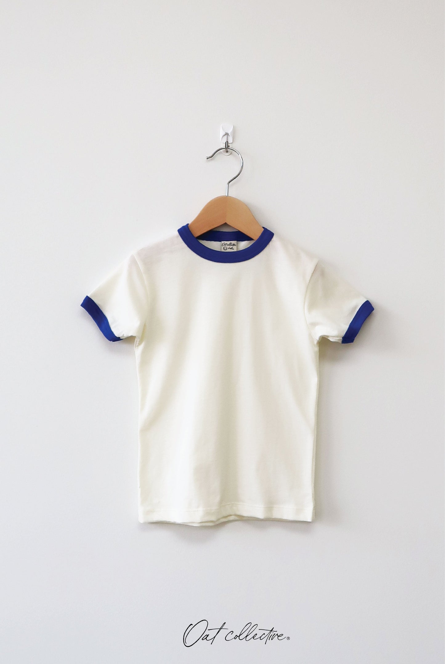 Basic Solid Ringer Toddler Unisex Ringer Top Oat Collective