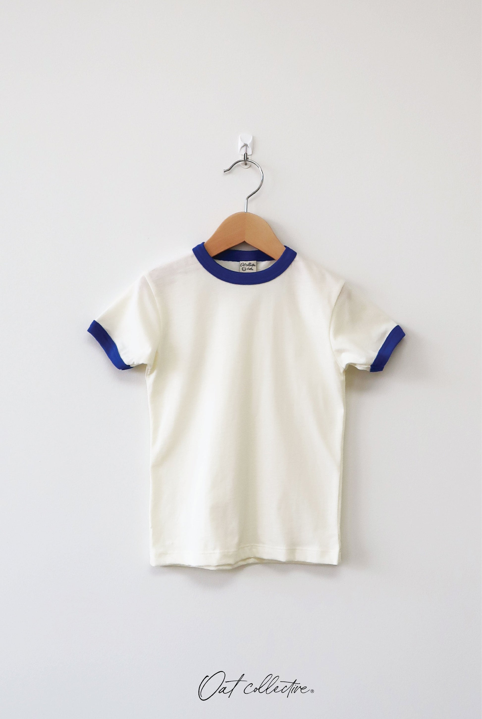Basic Solid Ringer Toddler Unisex Ringer Top Oat Collective