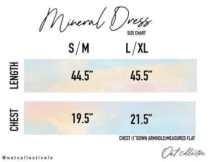Premium Cotton Mineral Washed Casual Dress Oat Collective