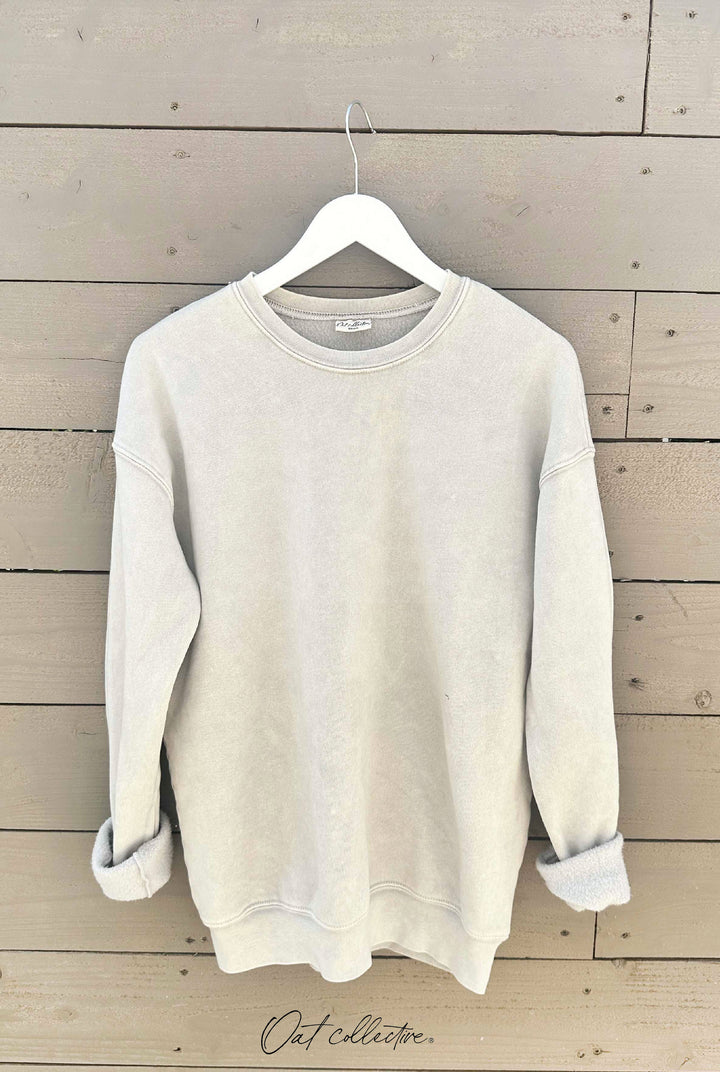 Premium Mineral Washed Sweatshirt