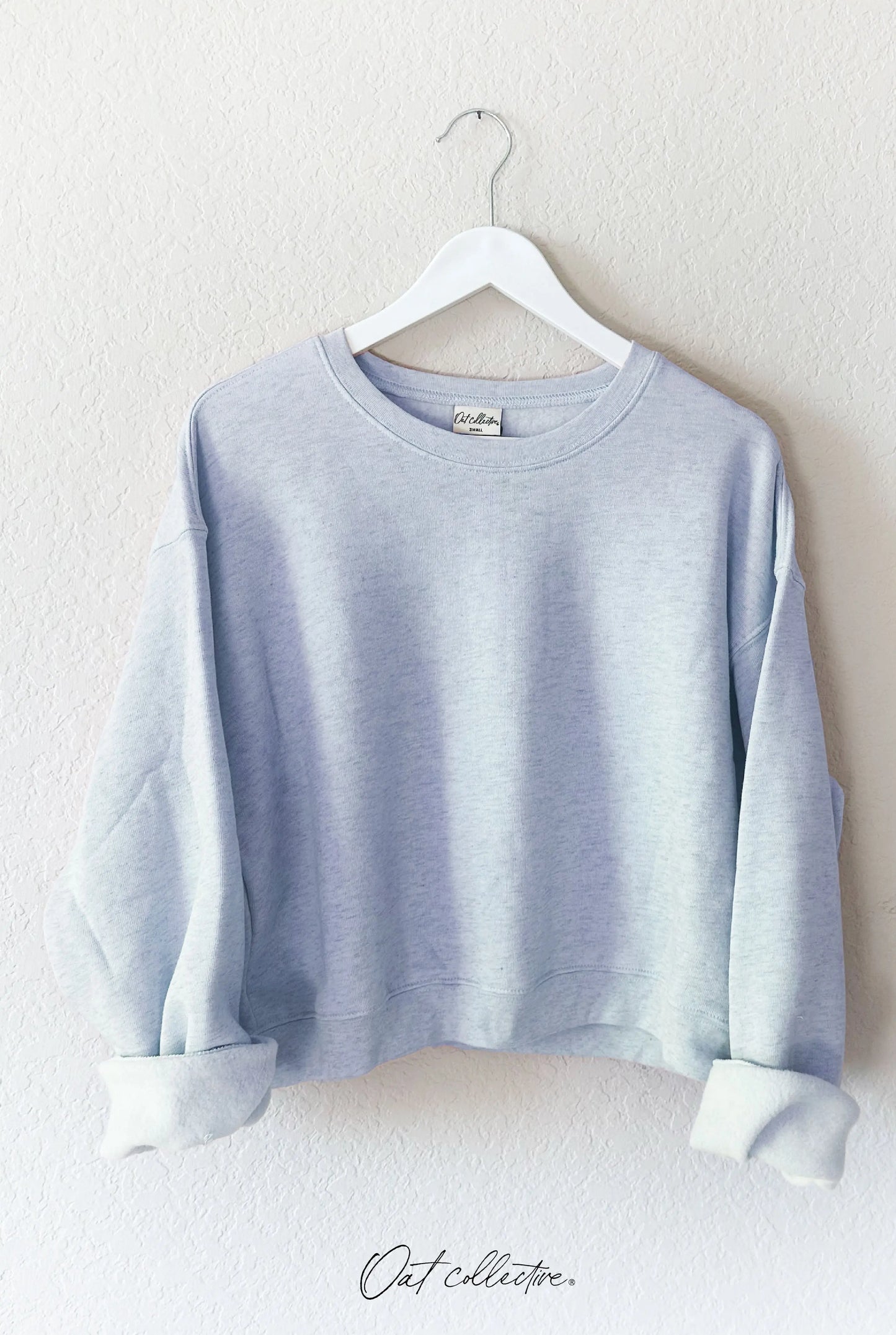 Premium Plush Cropped Sweatshirt Oat Collective