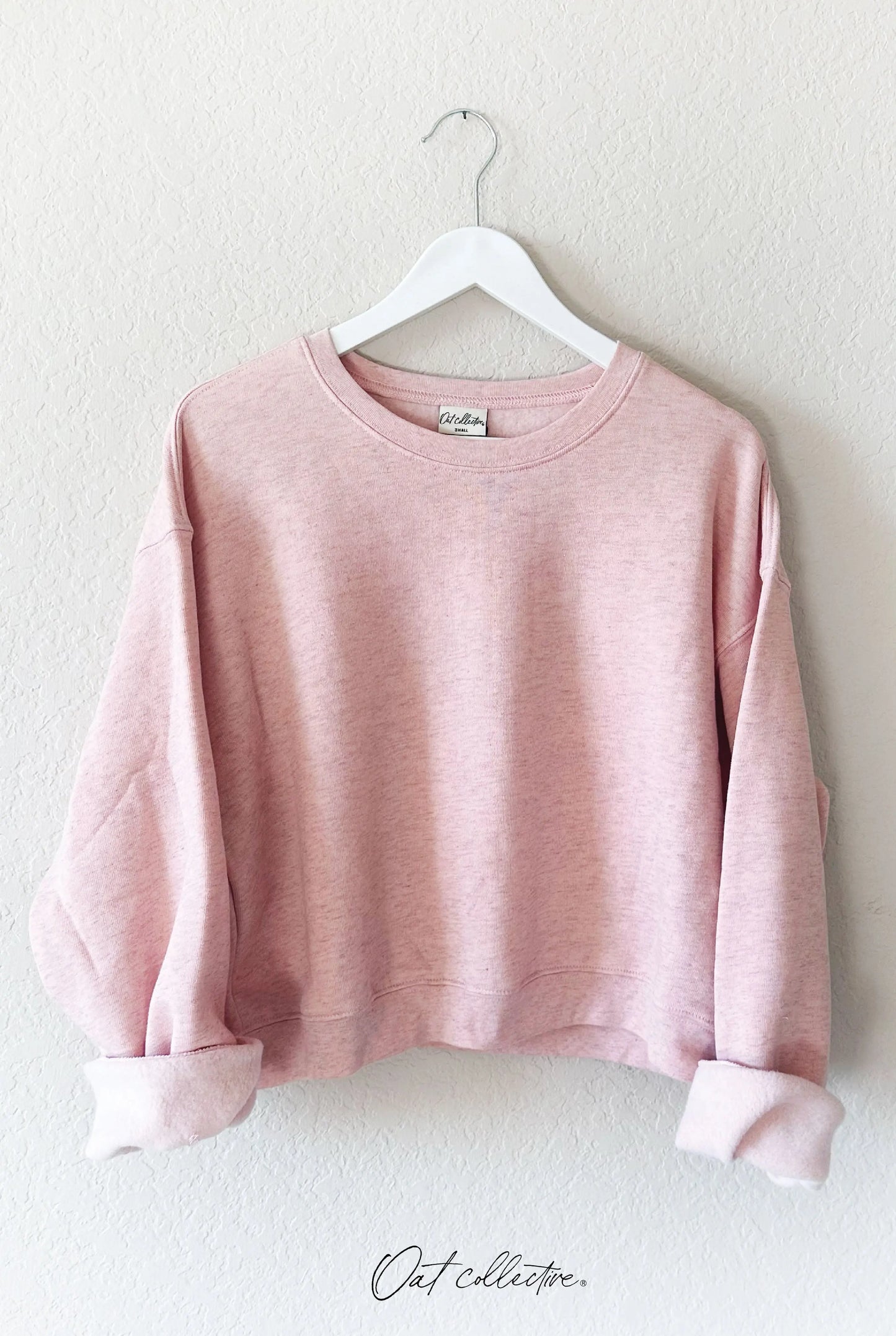 Premium Plush Cropped Sweatshirt Oat Collective