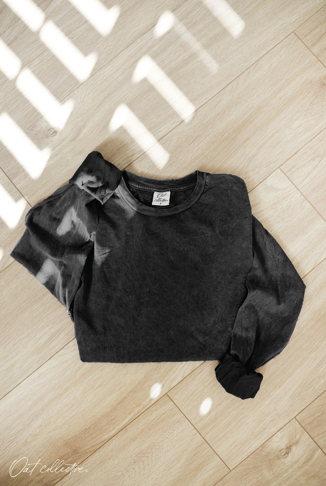 Premium Cotton Mineral Washed Long Sleeve Tee