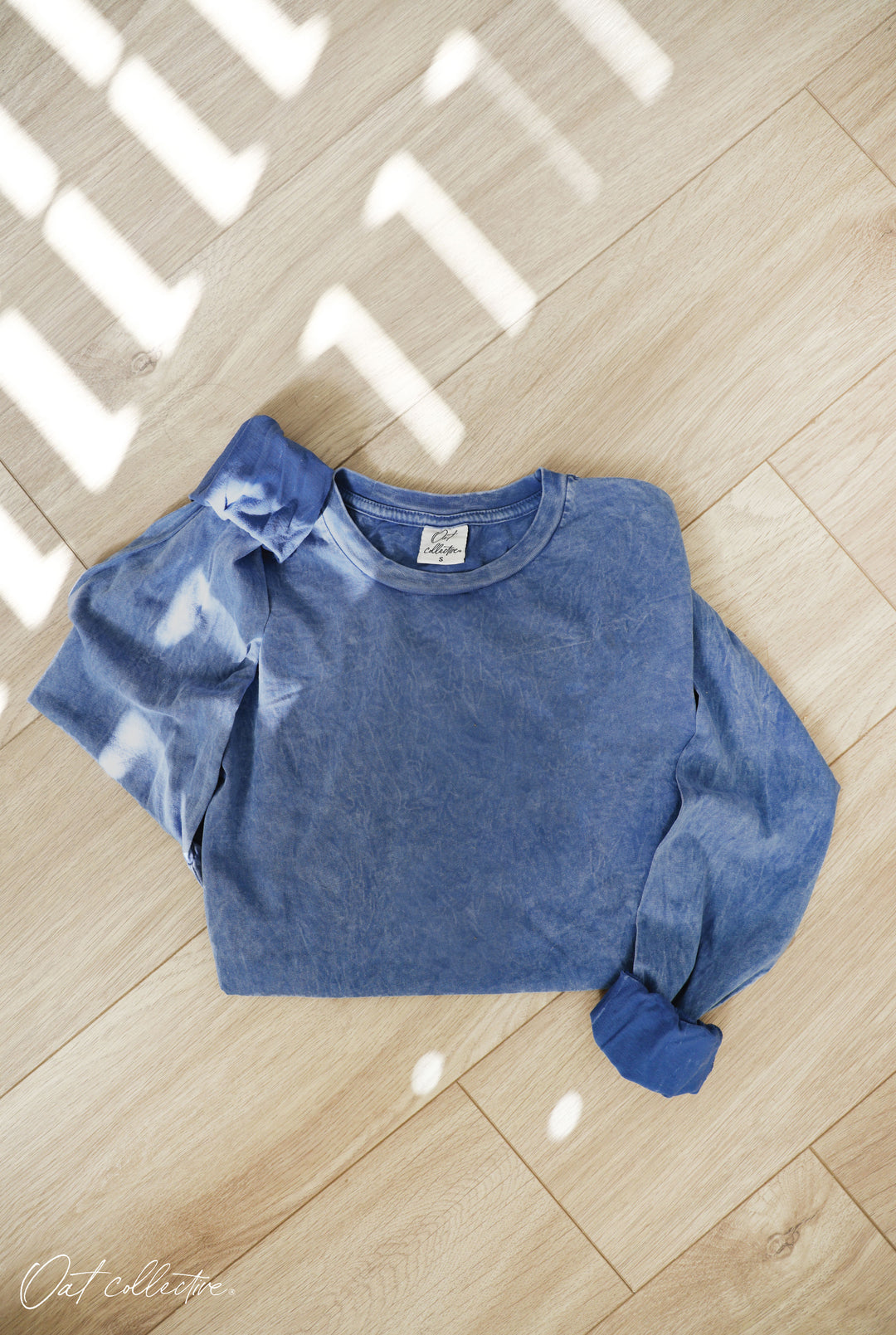 Premium Cotton Mineral Washed Long Sleeve Tee