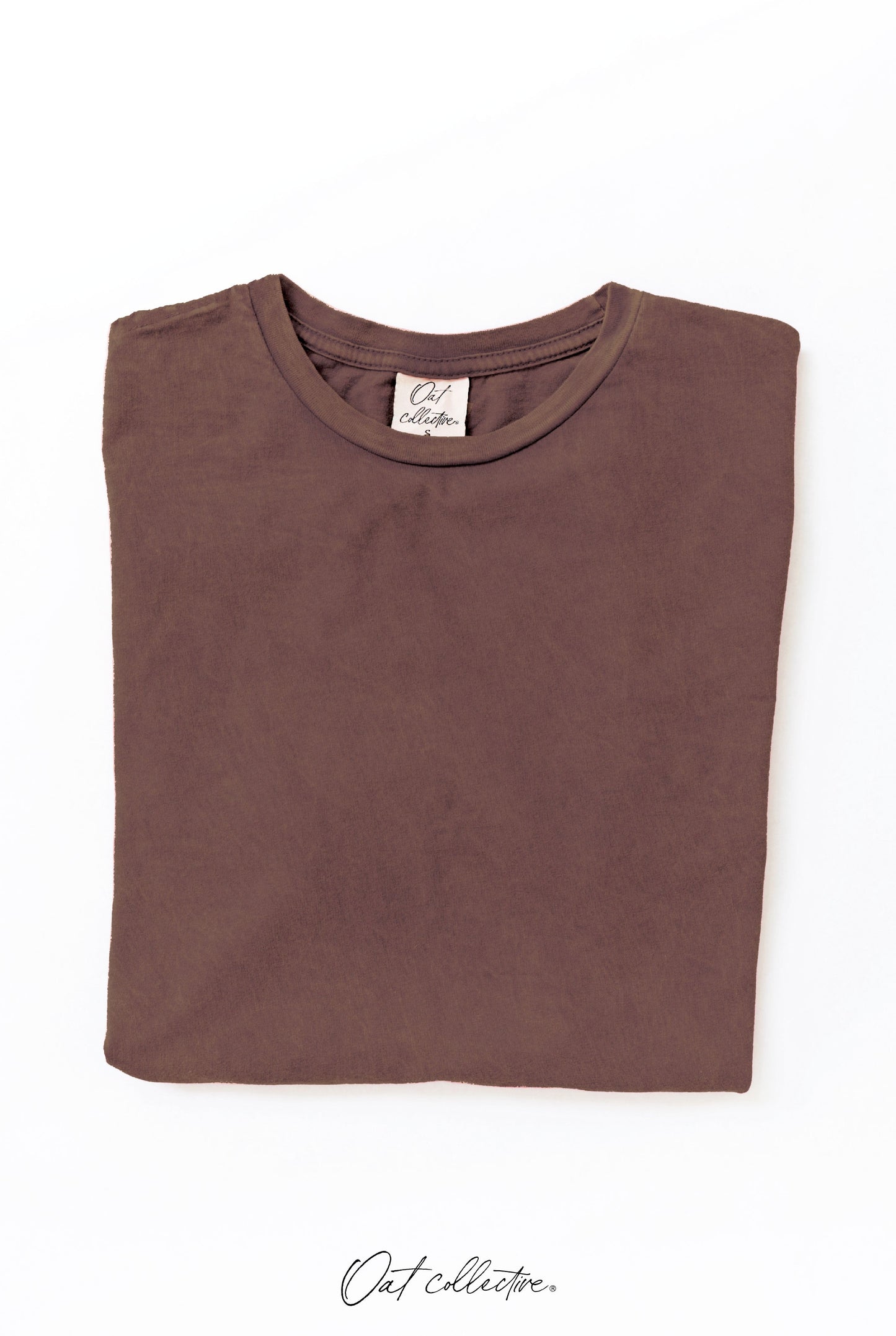 Premium Cotton Mineral Washed Tee Oat Collective