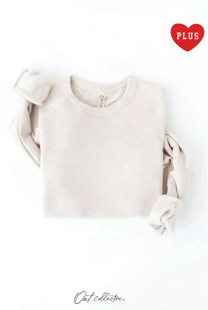 Premium Plush Plus Size Sweatshirt Oat Collective