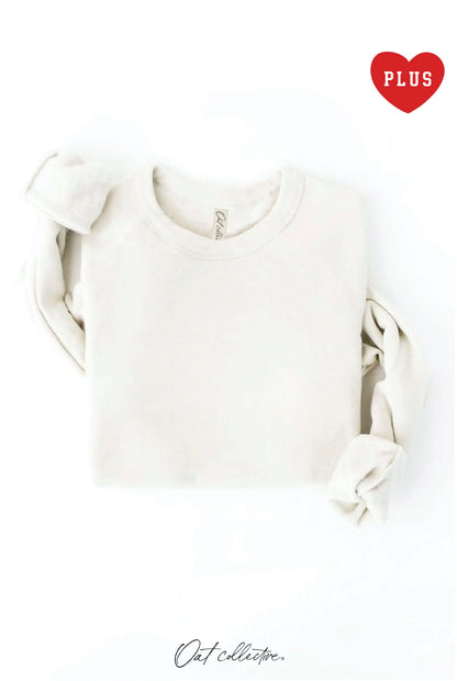 Premium Plush Plus Size Sweatshirt Oat Collective