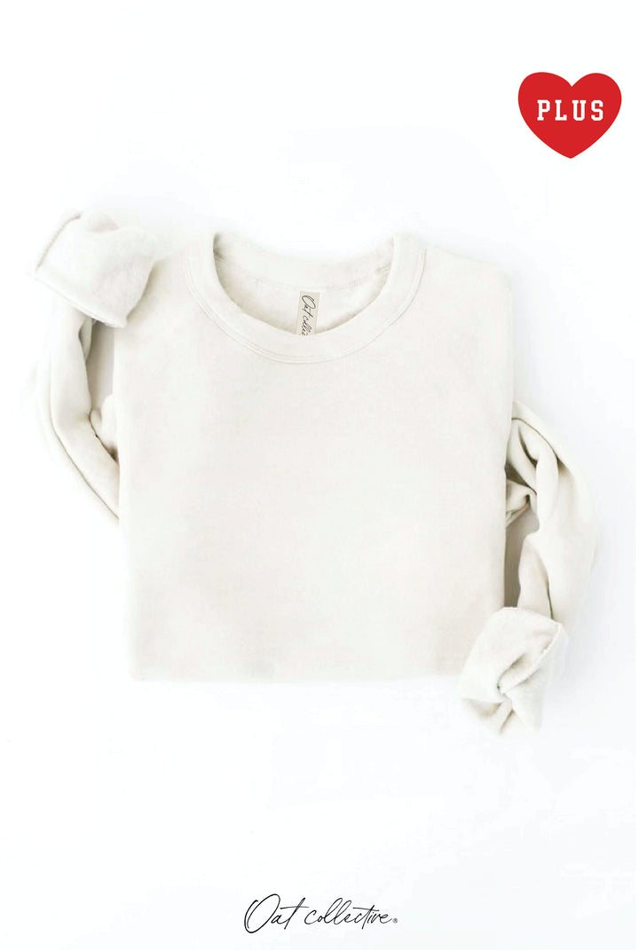 Premium Plush Plus Size Sweatshirt